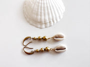 Boho Brass and Cowrie Set