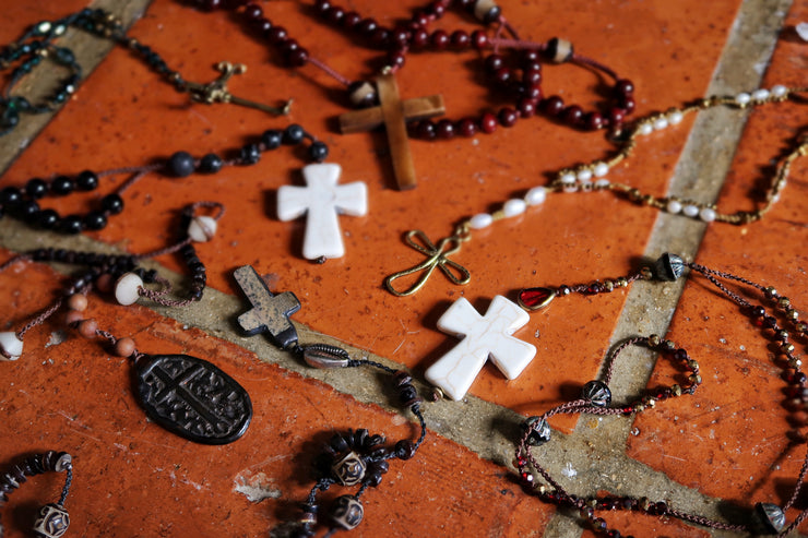 Cherry Wood Cross Pendant