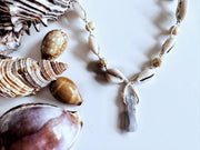 Blue Lace Agate Hemp Necklace