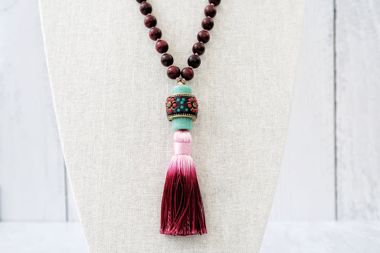 Lotus Rising Mala Necklace