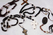 Metal Cowrie and Cross Pendant