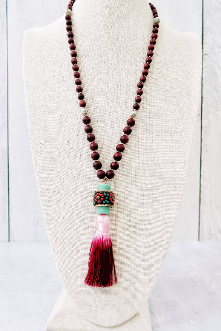 Lotus Rising Mala Necklace