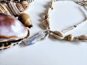 Blue Lace Agate Hemp Necklace