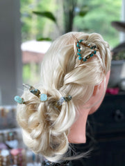 Turquoise Hair Clip