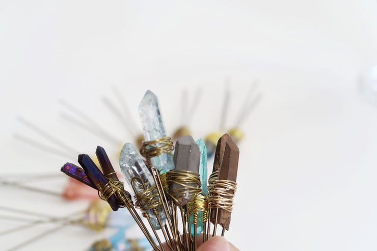 Crystal Hair Pin Set