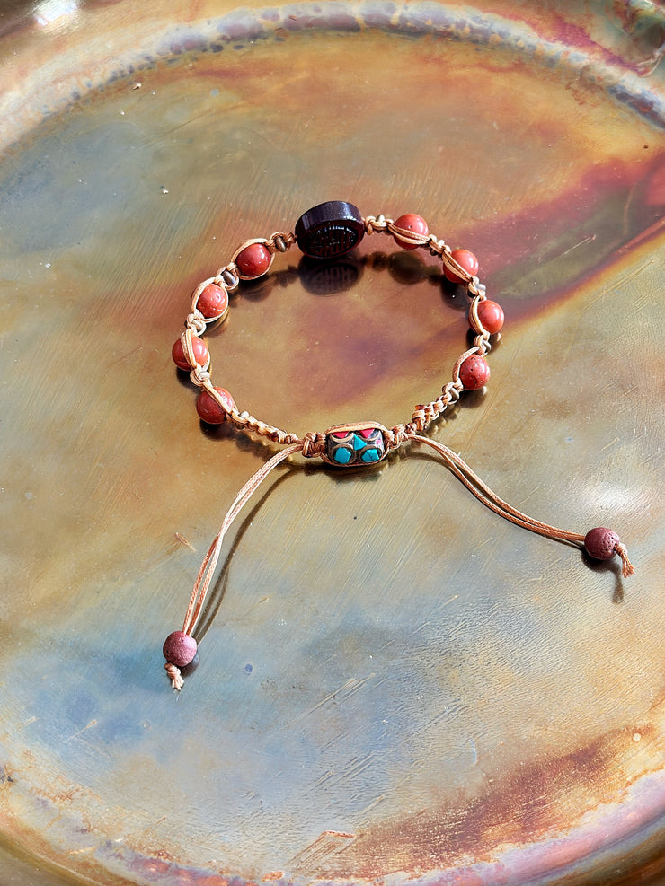 Apple Jasper Bracelet