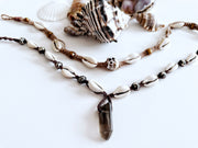 Smokey Quartz Hemp Necklace