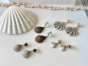 Silver Seashell Earrings