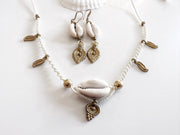 Boho Brass and Cowrie Set