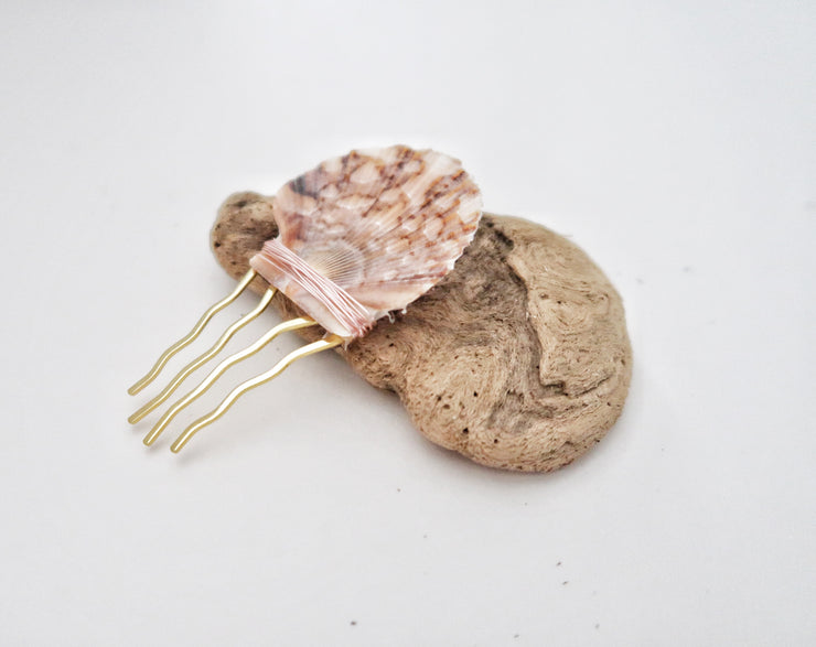 Scallop Seashell Hair Pin