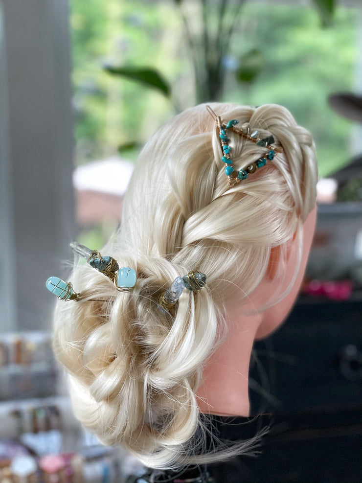 Turquoise Hair Clip