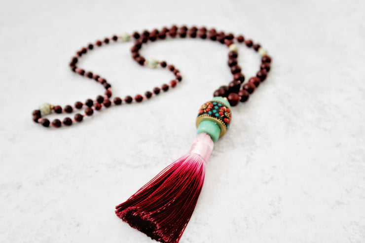 Lotus Rising Mala Necklace